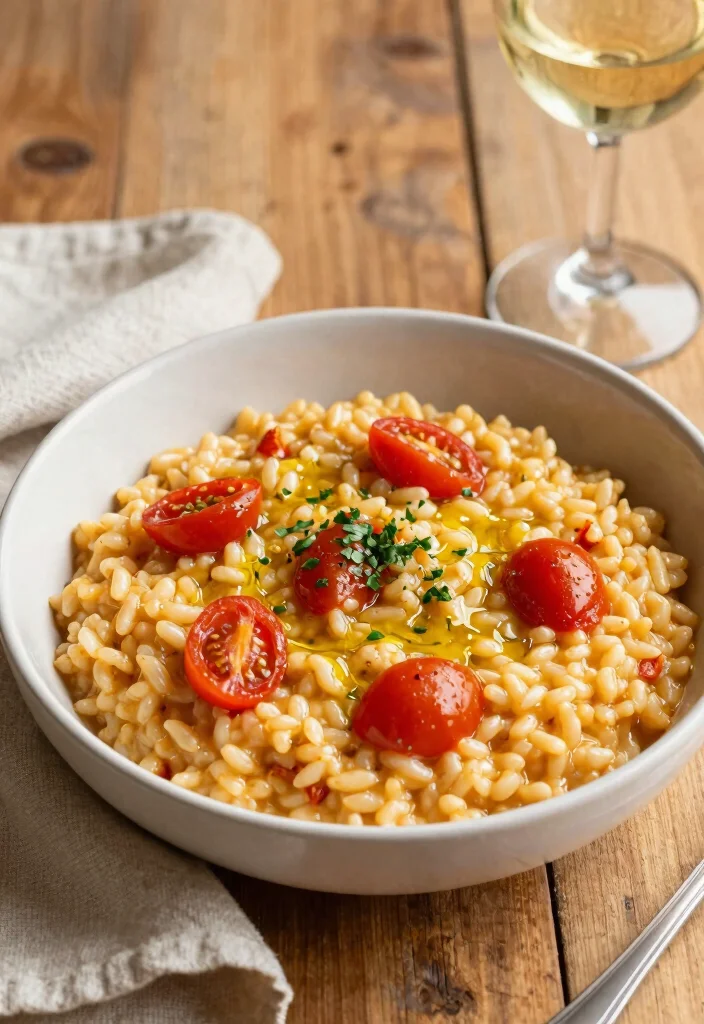 16 Cottage Cheese Dinner Recipes High Protein Comfort - 4. Creamy Cottage Cheese and Tomato Risotto 1