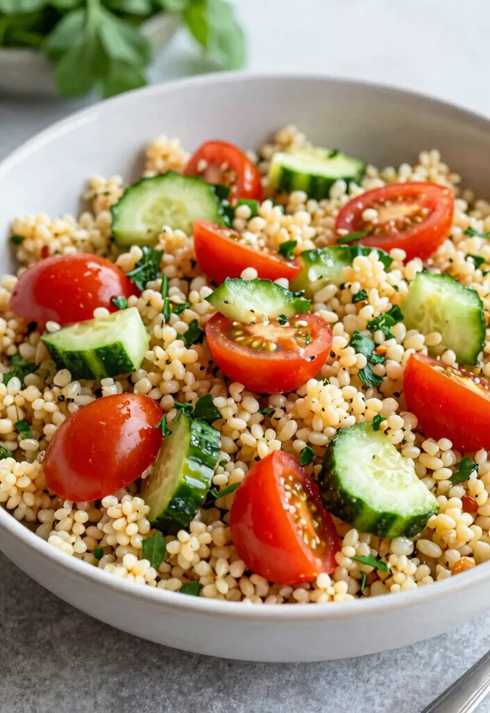 16 Dairy Free Dinner Recipes for Flavorful Plant-Based Meals - 11. Mediterranean Couscous Salad 1