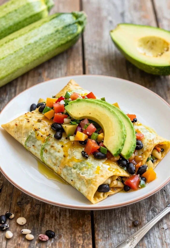 16 Dairy Free Dinner Recipes for Flavorful Plant-Based Meals - 5. Zucchini and Black Bean Enchiladas 1