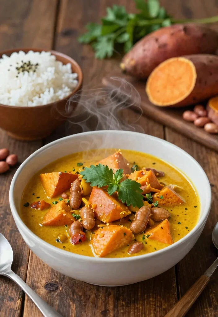 16 Dairy Free Dinner Recipes for Flavorful Plant-Based Meals - 7. Thai Peanut Sweet Potato Curry 1