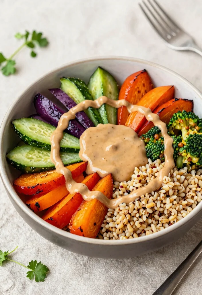 16 Dairy Free Dinner Recipes for Flavorful Plant-Based Meals - 9. Roasted Vegetable Buddha Bowl 1
