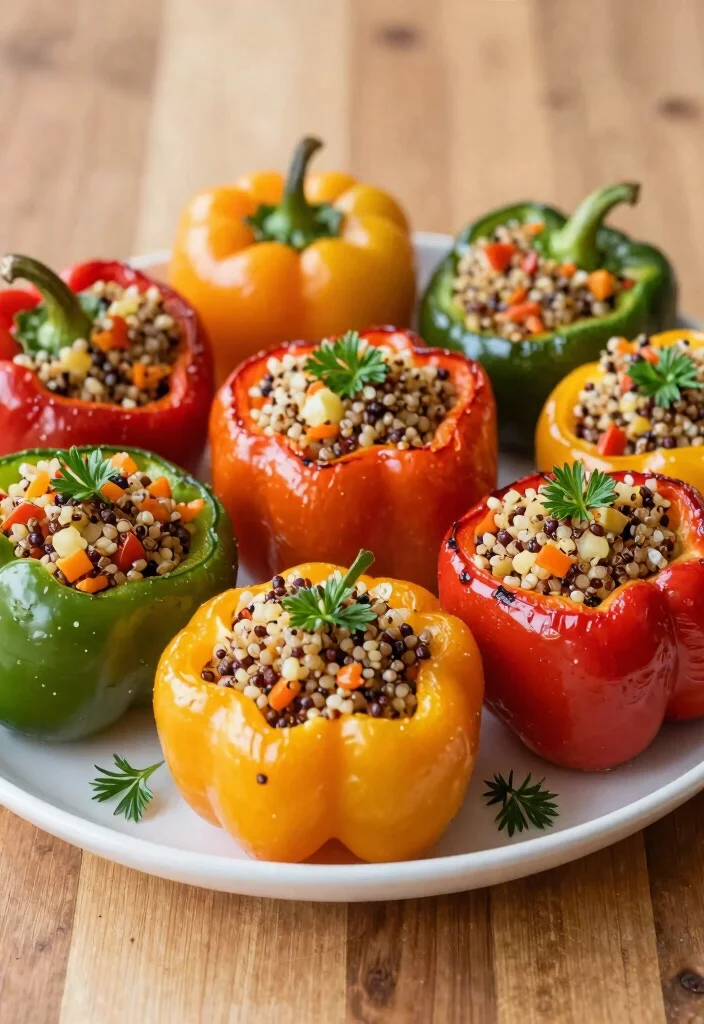 16 Dinner Recipes Dairy Free: Easy Everyday Meals 15 16 Dinner Recipes Dairy Free: Easy Everyday Meals - 14. Stuffed Bell Peppers with Quinoa 1