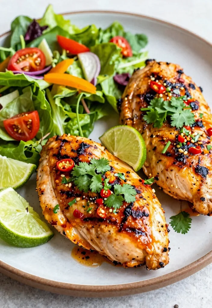 16 Dinner Recipes Low Carb Easy Satisfying Plates - 16. Chili Lime Grilled Chicken 1