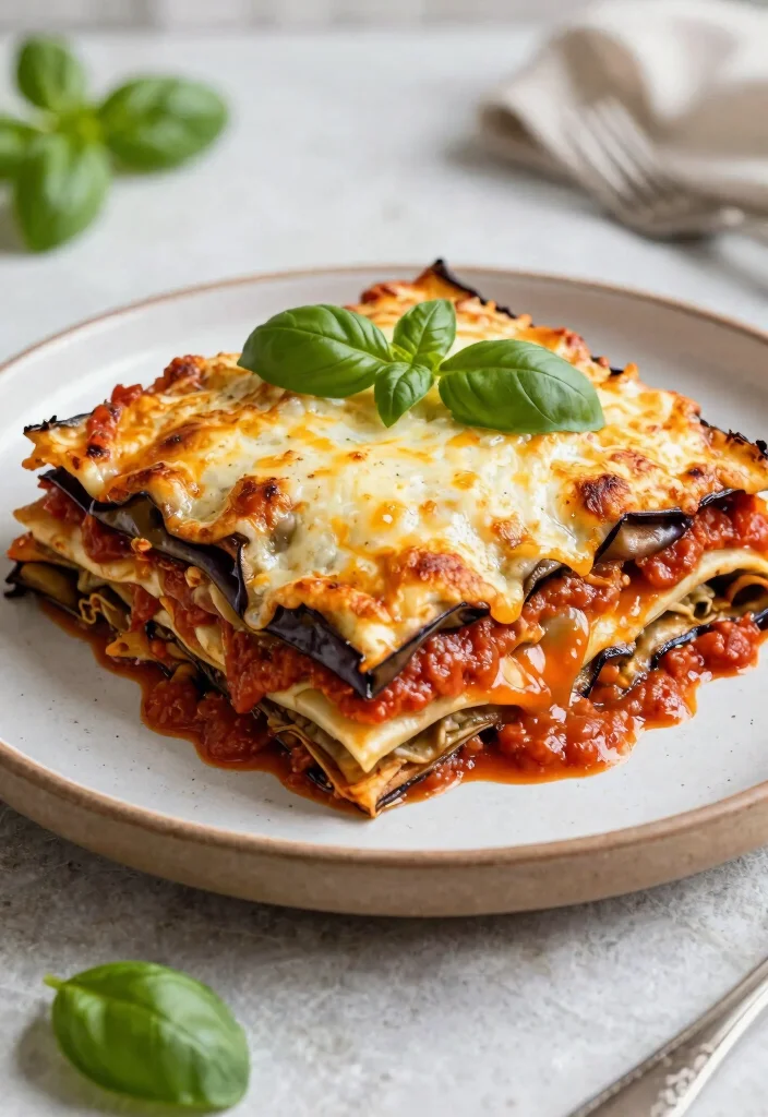 16 Dinner Recipes Low Carb Easy Satisfying Plates - 6. Eggplant Lasagna 1