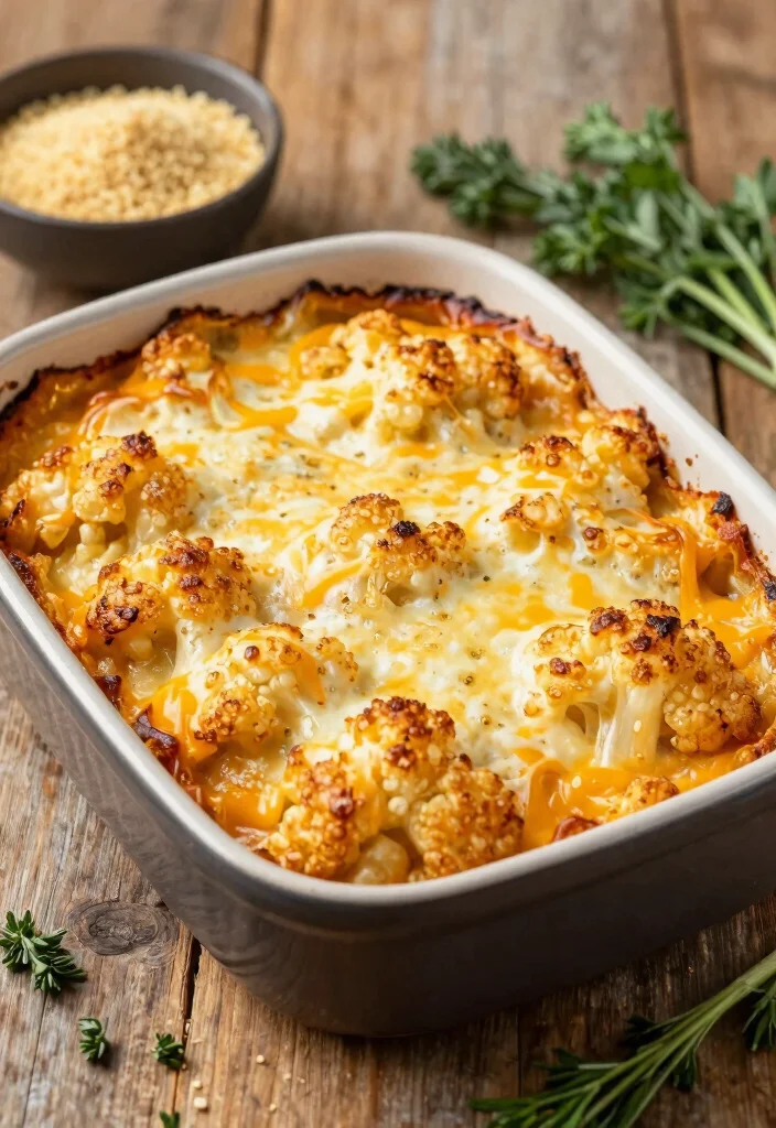 16 Dinner Recipes for Picky Eaters: Simple Crowd Wins - 1. Cheesy Cauliflower Bake 1
