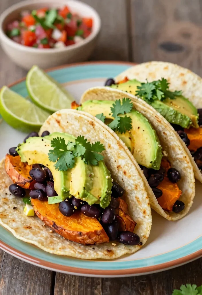 16 Dinner Recipes for Picky Eaters: Simple Crowd Wins - 6. Sweet Potato and Black Bean Tacos 1