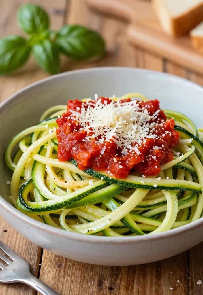 16 Dinner Recipes for Picky Eaters: Simple Crowd Wins - 9. Zucchini Noodles with Marinara 1