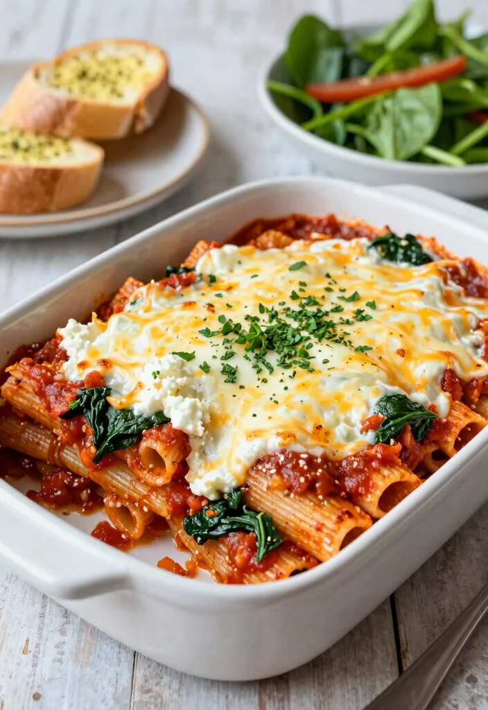 16 Fun Recipes for Dinner: Creative Family Favorites 13 16 Fun Recipes for Dinner: Creative Family Favorites - 12. Baked Ziti with Spinach and Ricotta 1