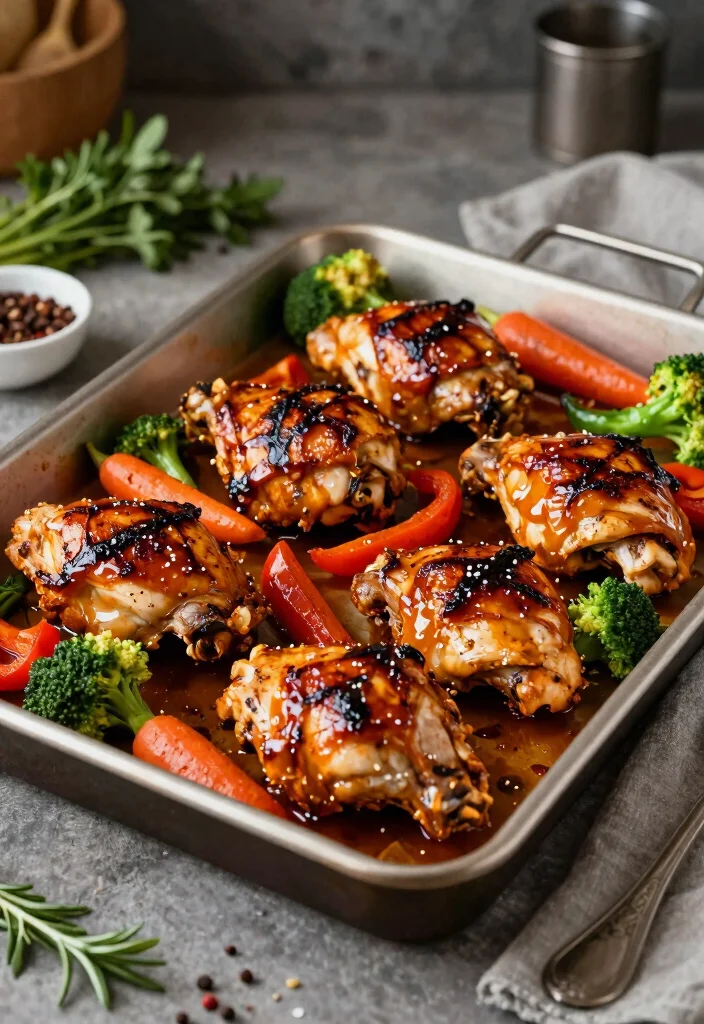 16 Fun Recipes for Dinner: Creative Family Favorites 5 16 Fun Recipes for Dinner: Creative Family Favorites - 4. Sheet Pan BBQ Chicken and Veggies 1