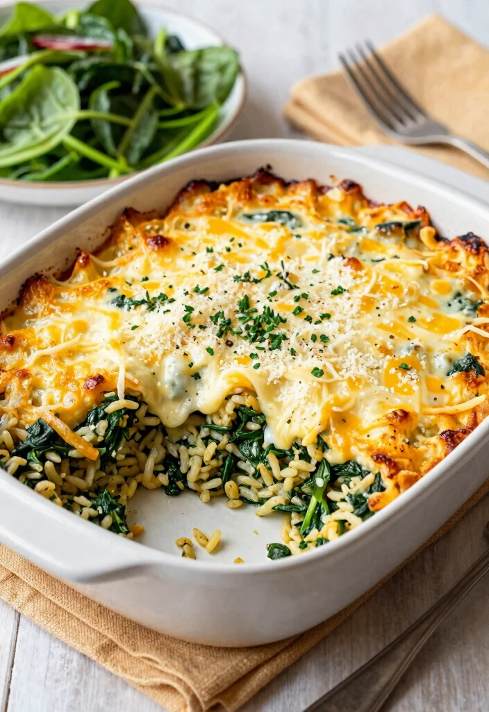 16 Fun Recipes for Dinner: Creative Family Favorites 6 16 Fun Recipes for Dinner: Creative Family Favorites - 5. Cheesy Spinach and Artichoke Rice Casserole 1