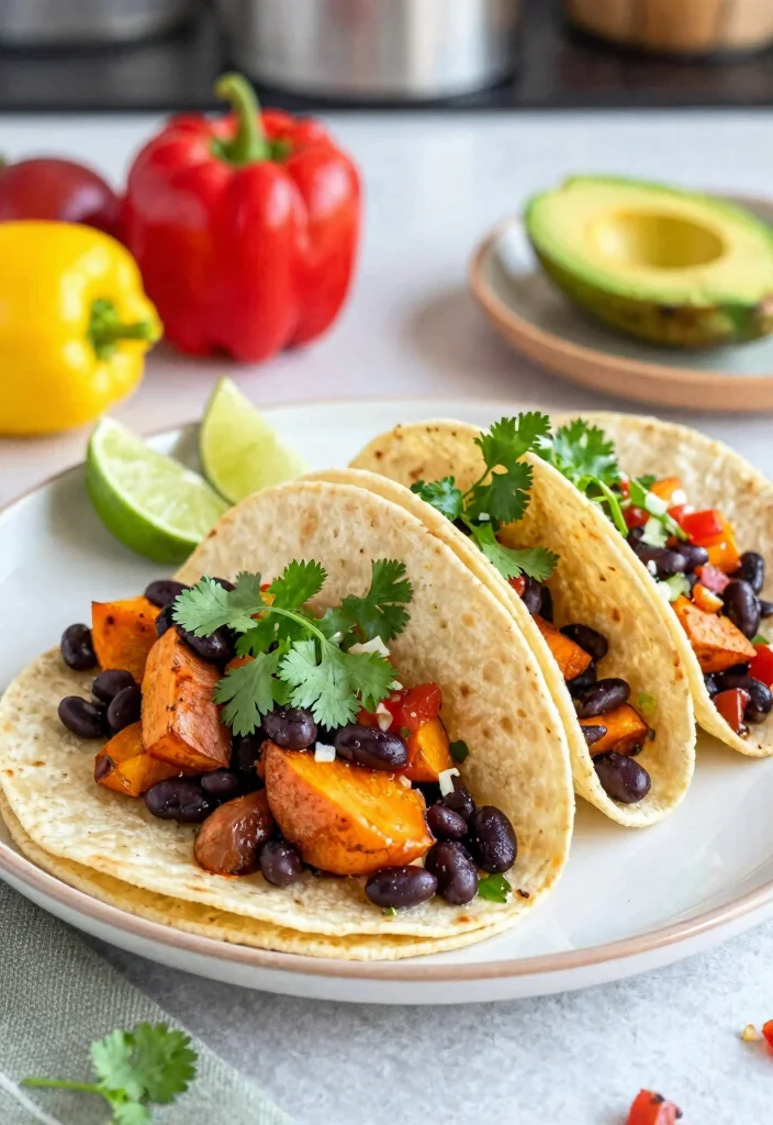 16 Fun Recipes for Dinner: Creative Family Favorites 8 16 Fun Recipes for Dinner: Creative Family Favorites - 7. Sweet Potato and Black Bean Tacos 1
