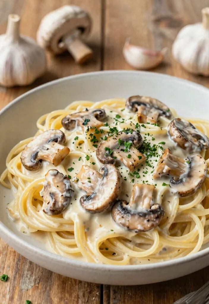 16 Fun Recipes for Dinner: Creative Family Favorites 9 16 Fun Recipes for Dinner: Creative Family Favorites - 8. One-Pot Creamy Garlic Mushroom Pasta 1