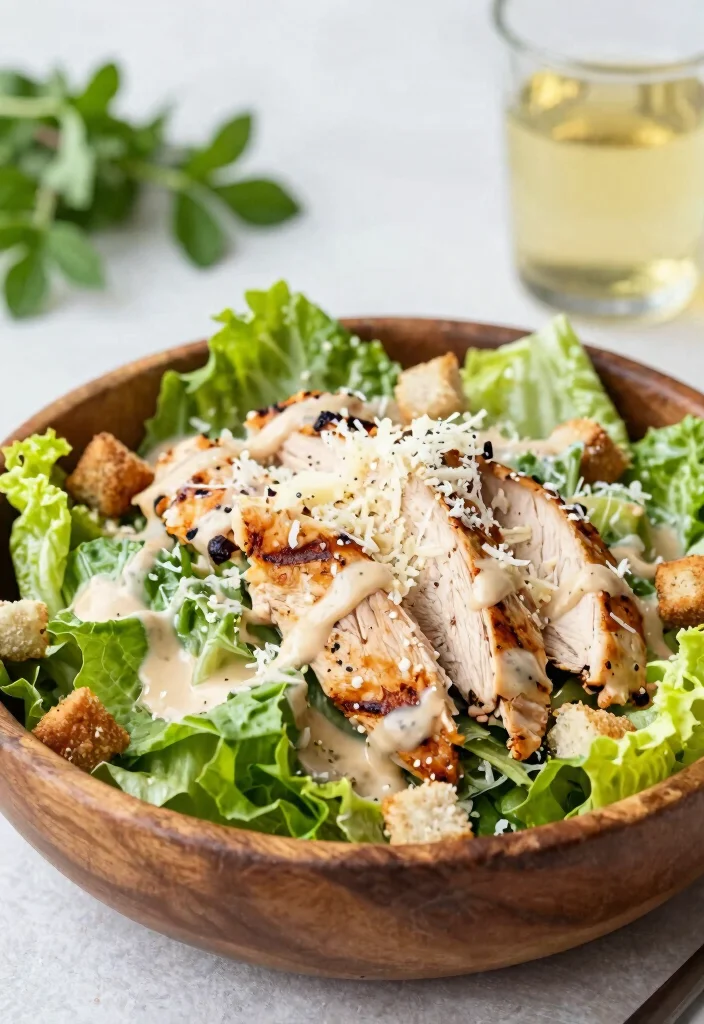 16 Lean, Juicy Chicken Breast Dinner Recipes You’ll Love - 14. Chicken Caesar Salad 1