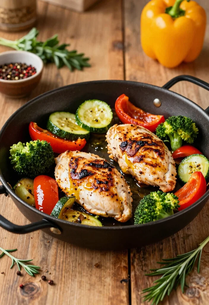 16 Lean, Juicy Chicken Breast Dinner Recipes You’ll Love - 2. One-Pan Chicken & Veggies 1