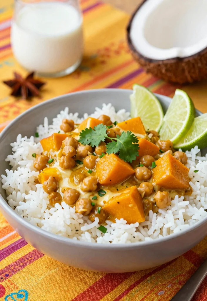 17 Baked Acorn Squash Recipes Cozy Seasonal Sides - 13. Acorn Squash and Chickpea Curry 1