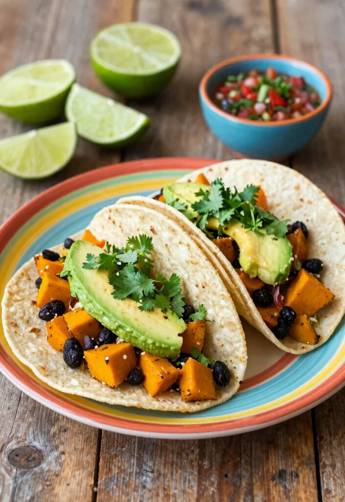 17 Baked Acorn Squash Recipes Cozy Seasonal Sides - 15. Acorn Squash and Black Bean Tacos 1