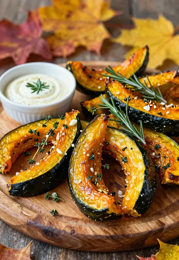 17 Baked Acorn Squash Recipes Cozy Seasonal Sides - 4. Roasted Acorn Squash with Garlic and Herbs 1