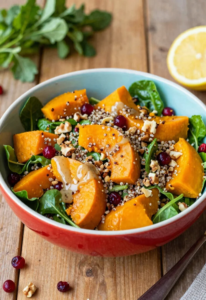17 Butternut Squash Recipes Roasted Crispy Sweet Sides - 3. Butternut Squash and Quinoa Salad 1