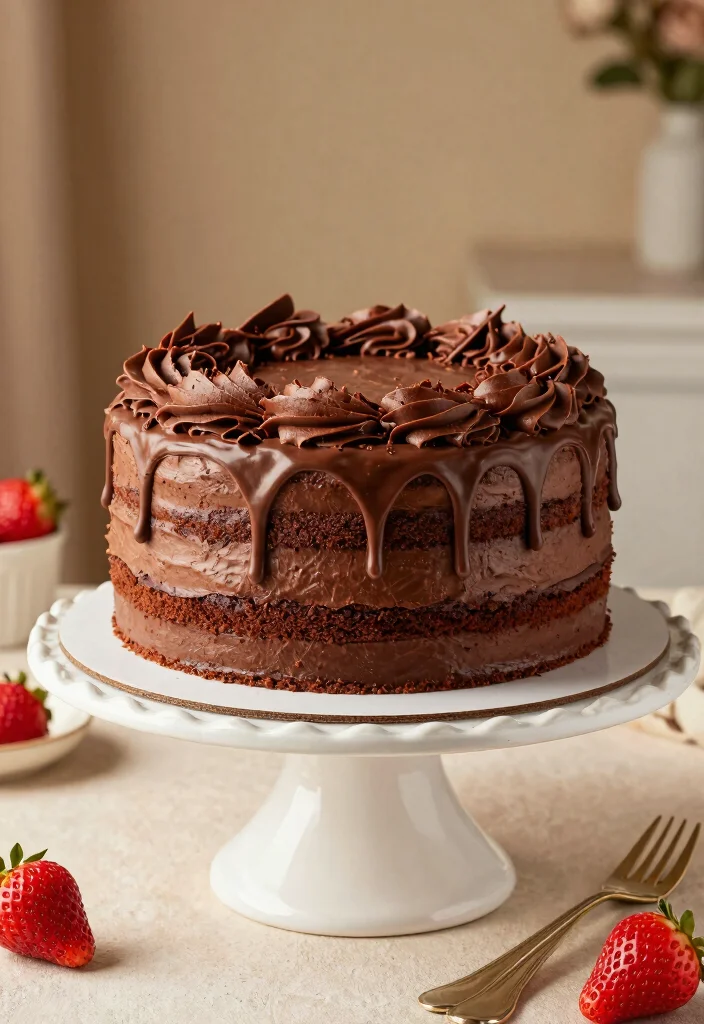 17 Chocolate Cake Mix Recipes Rich Crowd Pleasers - 1. Decadent Double Chocolate Layer Cake 1