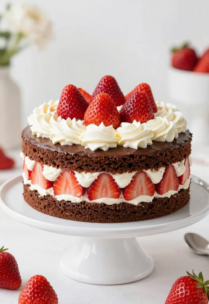 17 Chocolate Cake Mix Recipes Rich Crowd Pleasers - 17. Chocolate Strawberry Shortcake 1