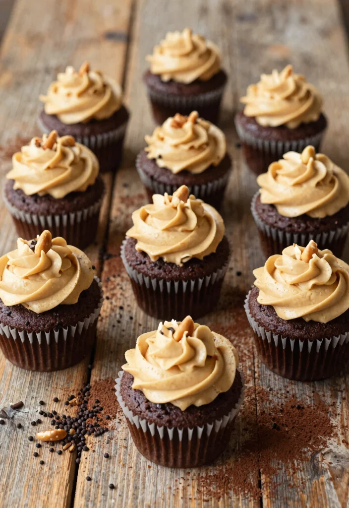 17 Chocolate Cake Mix Recipes Rich Crowd Pleasers - 3. Chocolate Cupcakes with Peanut Butter Frosting 1