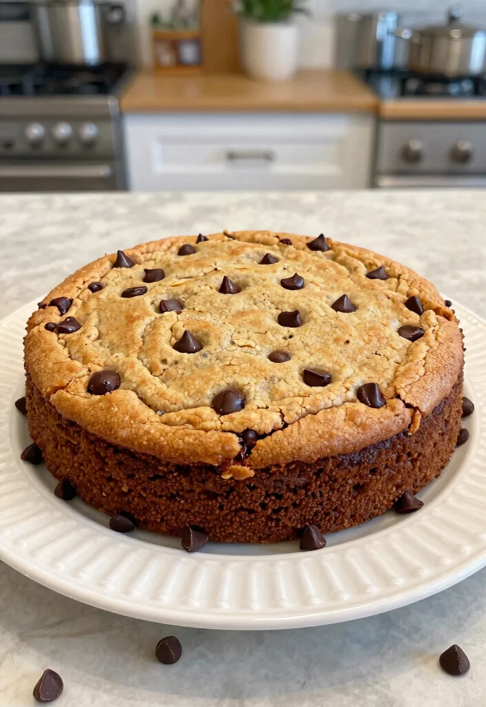 17 Chocolate Cake Mix Recipes Rich Crowd Pleasers - 5. Chocolate Chip Cookie Cake 1