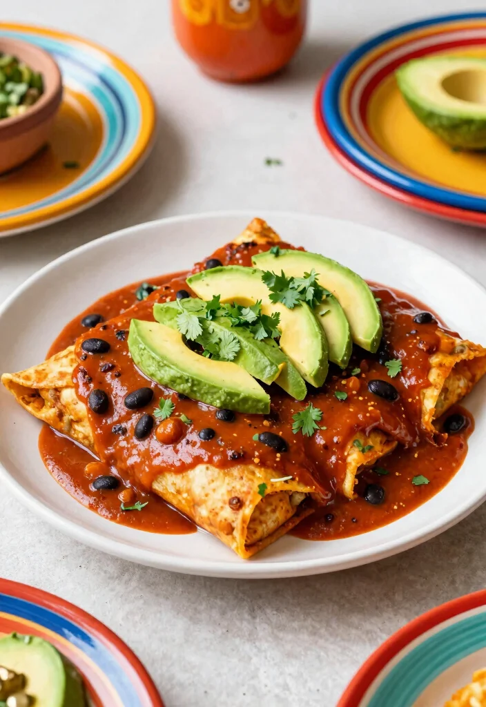 17 Clean Eating Dinner Recipes Fresh Wholesome Plates - 16. Sweet Potato and Black Bean Enchiladas 1