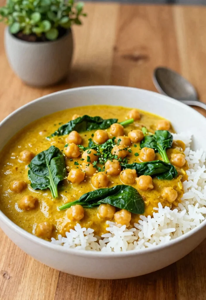 17 Clean Eating Dinner Recipes Fresh Wholesome Plates - 2. Creamy Coconut Curry Chickpeas 1