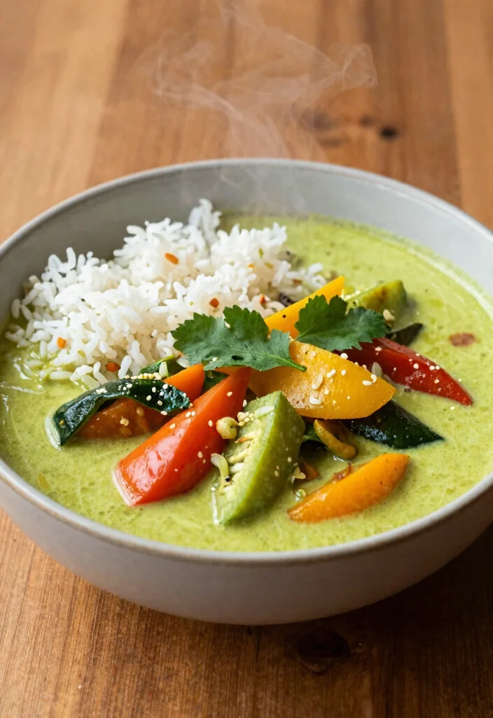 17 Date Night Dinner Recipes: Romantic, Simple, and Elegant - 11. Vegan Thai Green Curry 1