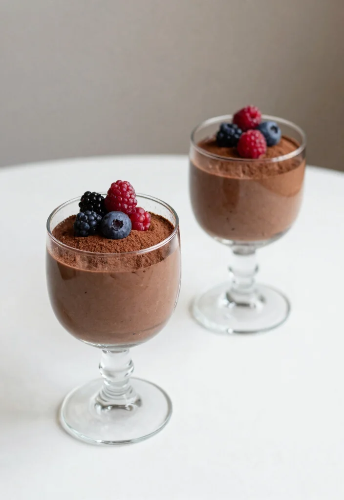 17 Date Night Dinner Recipes: Romantic, Simple, and Elegant - 15. Vegan Chocolate Mousse 1