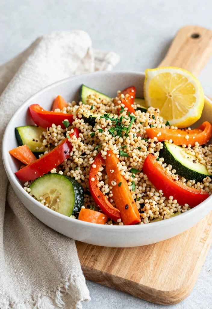 17 Date Night Dinner Recipes: Romantic, Simple, and Elegant - 2. Roasted Vegetable and Quinoa Salad 1