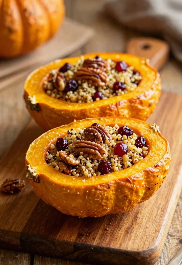 17 Date Night Dinner Recipes: Romantic, Simple, and Elegant - 6. Vegan Stuffed Acorn Squash 1