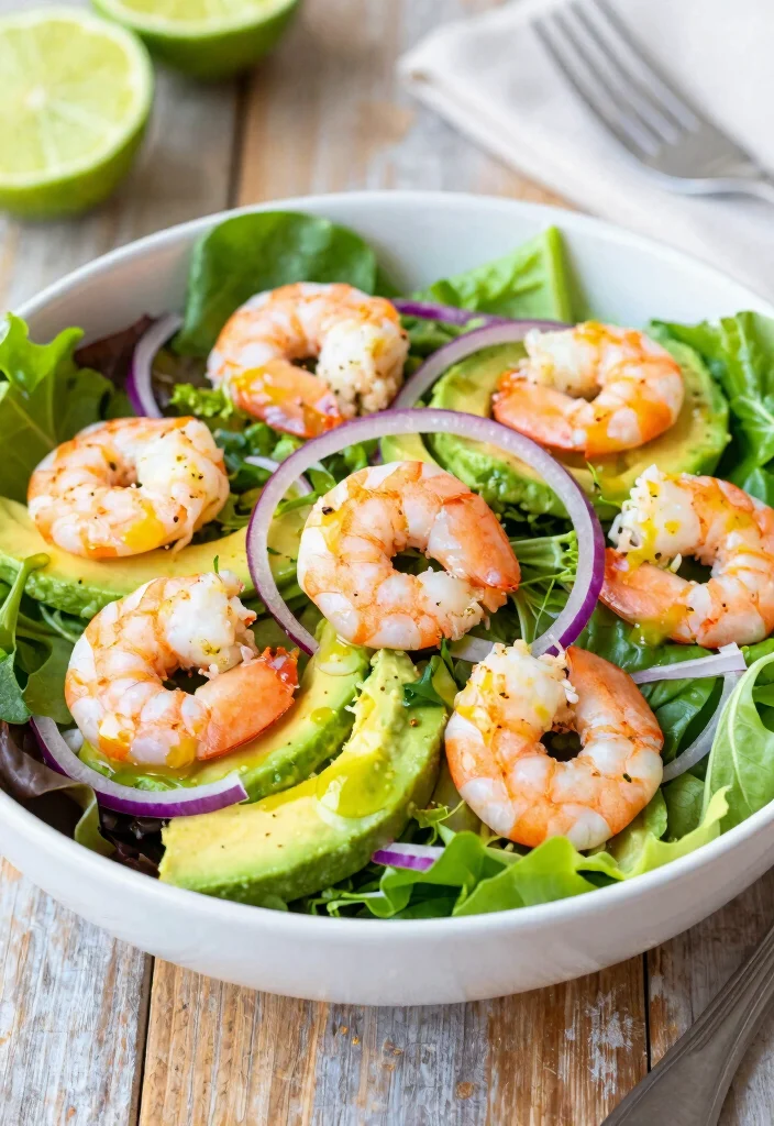 17 Dinner Recipes With Shrimp: Quick Flavorful Dishes - 11. Shrimp and Avocado Salad 1