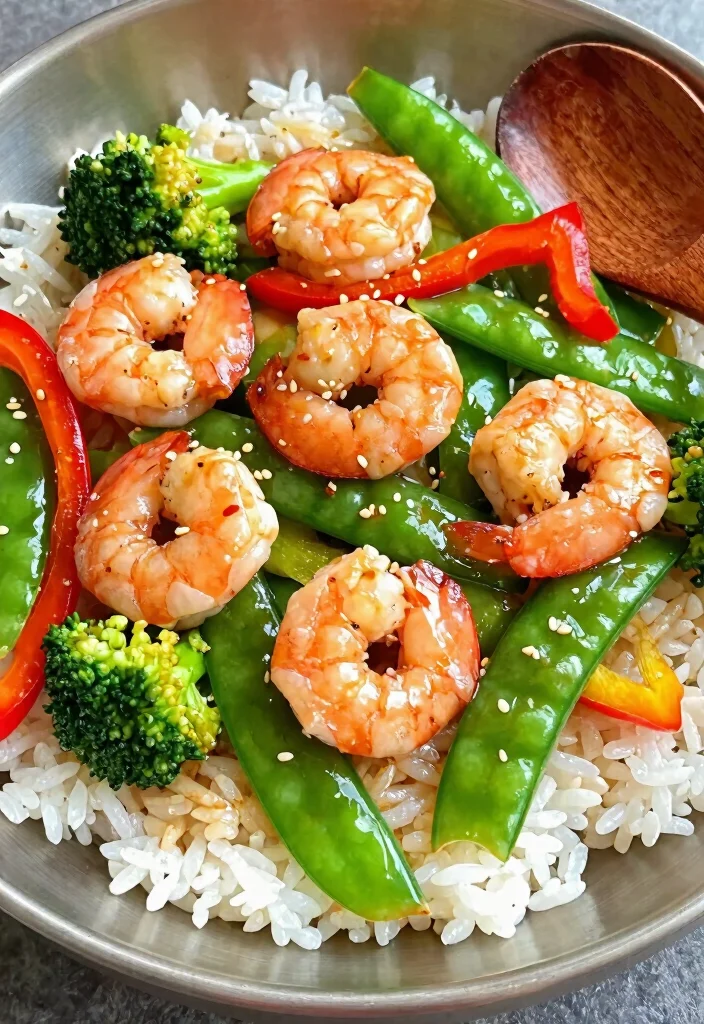 17 Dinner Recipes With Shrimp: Quick Flavorful Dishes - 4. Shrimp and Vegetable Stir-Fry 1