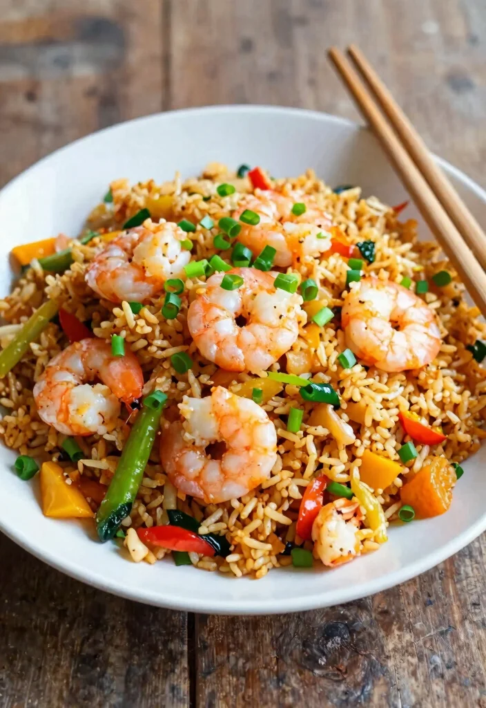 17 Dinner Recipes With Shrimp: Quick Flavorful Dishes - 6. Shrimp Fried Rice 1