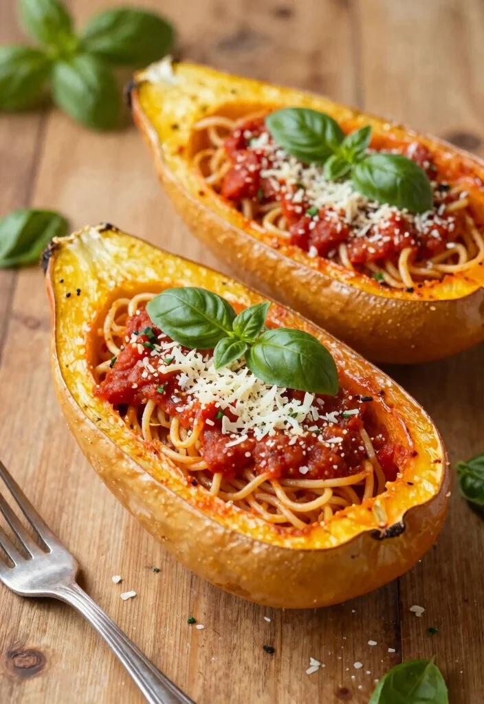 17 Dinner Recipes for Family Comforting Crowd Pleasers - 13. Spaghetti Squash with Marinara Sauce 1