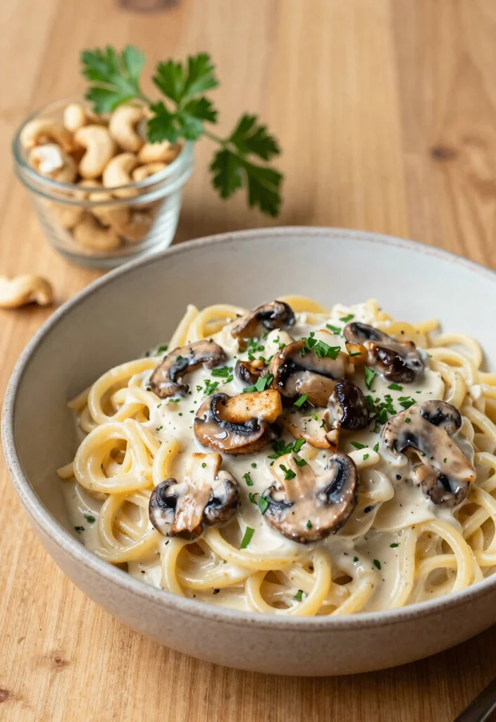 17 Dinner Recipes for Family Comforting Crowd Pleasers - 2. Creamy Vegan Mushroom Pasta 1