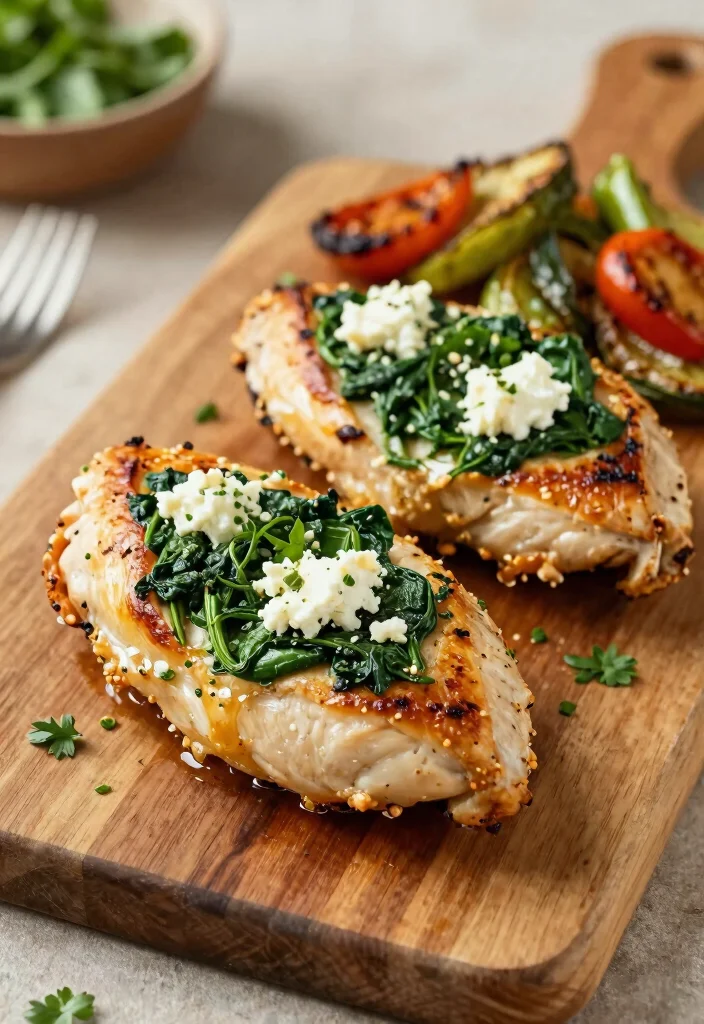 17 Dinner Recipes for Family Comforting Crowd Pleasers - 5. Spinach and Feta Stuffed Chicken Breasts 1