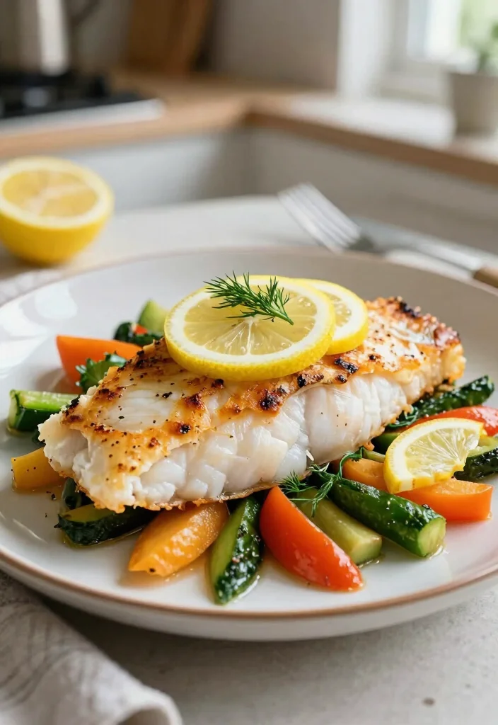 17 Dinner Recipes for Family Comforting Crowd Pleasers - 7. Baked Cod with Lemon and Dill 1