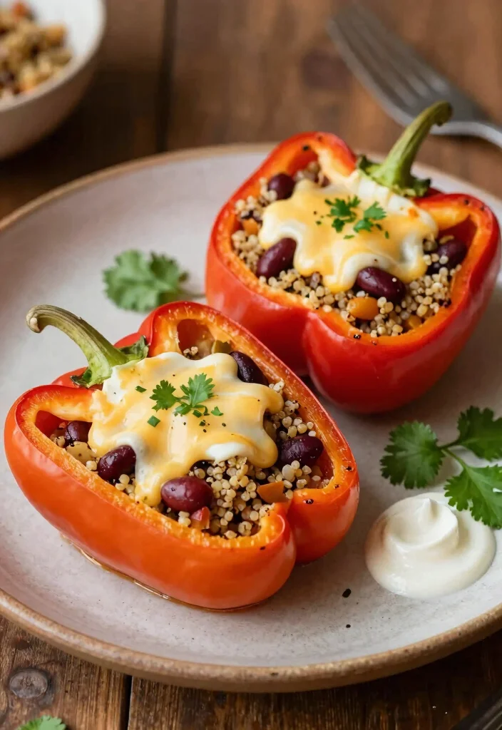 17 Dinner Recipes for Two Cozy Quick Dinners - 14. Stuffed Bell Peppers 1