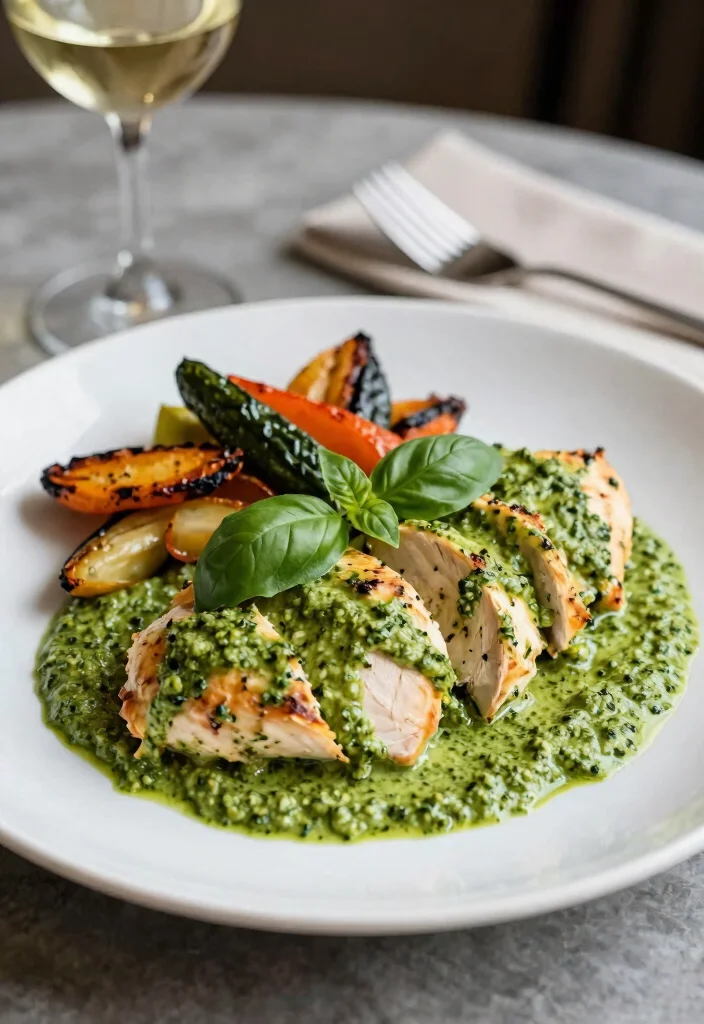 17 Dinner Recipes for Two Cozy Quick Dinners - 16. Creamy Pesto Chicken 1