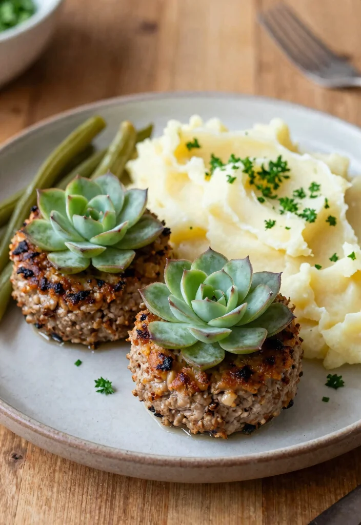 17 Dinner Recipes for Two Cozy Quick Dinners - 6. Mini Meatloaves with Mashed Potatoes 1