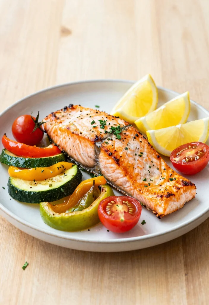 17 Dinner Recipes for Two Cozy Quick Dinners - 7. One-Pan Baked Salmon with Veggies 1