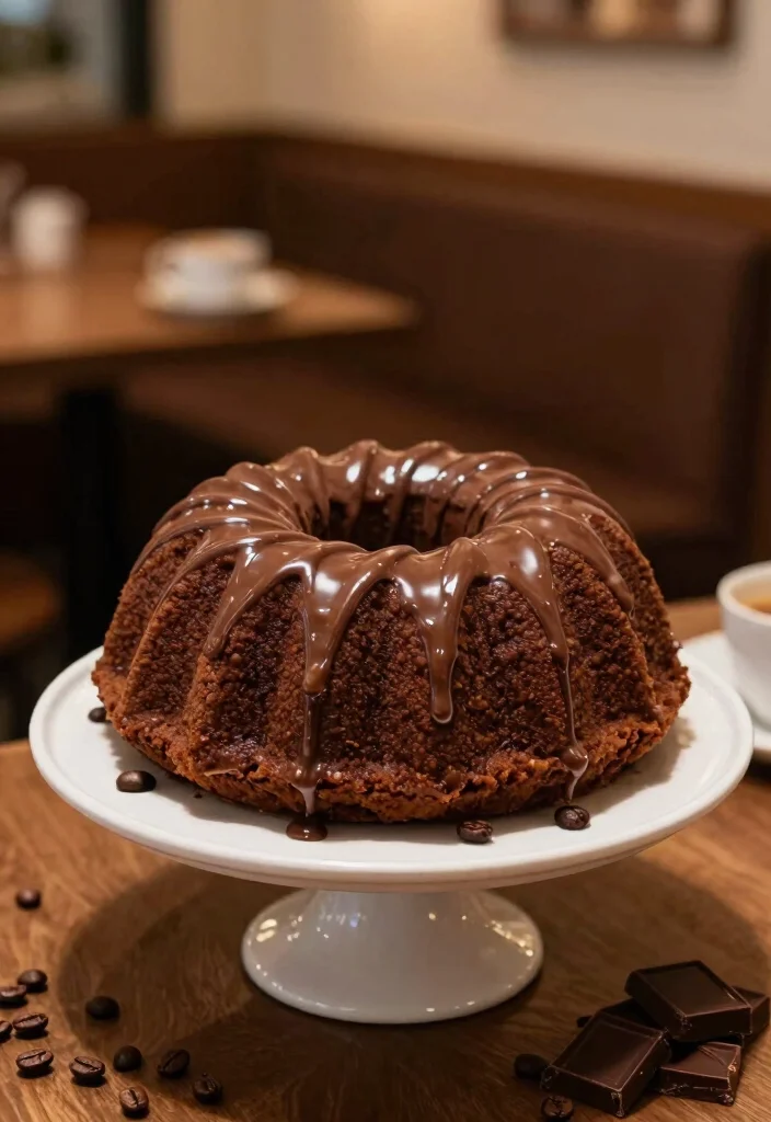 17 Gluten-Free Cake Mix Bundt Cake Recipes for Impressive Bakes - 12. Mocha Bundt Cake 1