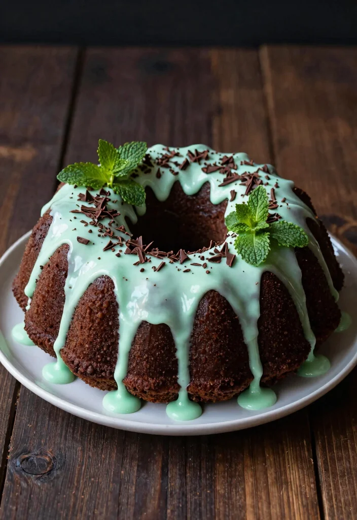 17 Gluten-Free Cake Mix Bundt Cake Recipes for Impressive Bakes - 16. Chocolate Mint Bundt Cake 1