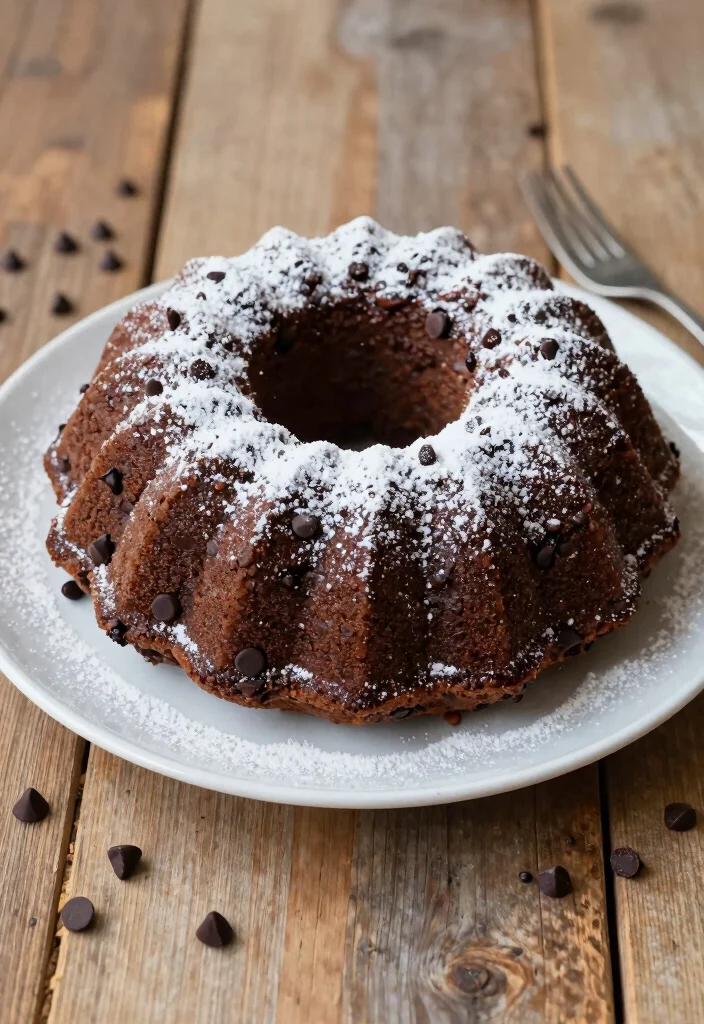 17 Gluten-Free Cake Mix Bundt Cake Recipes for Impressive Bakes - 2. Chocolate Chip Bundt Cake 1