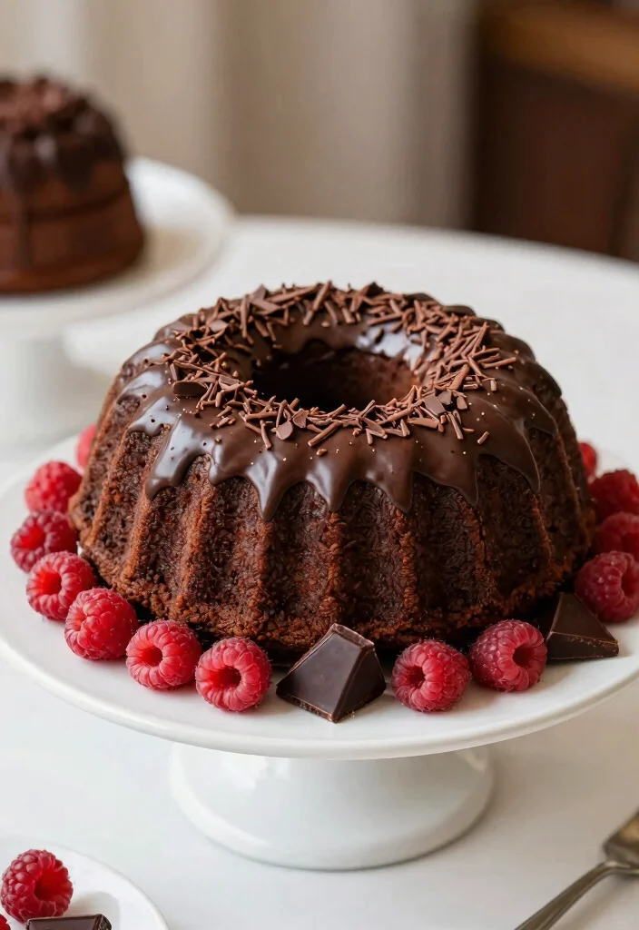 17 Gluten-Free Cake Mix Bundt Cake Recipes for Impressive Bakes - 9. Double Chocolate Bundt Cake 1