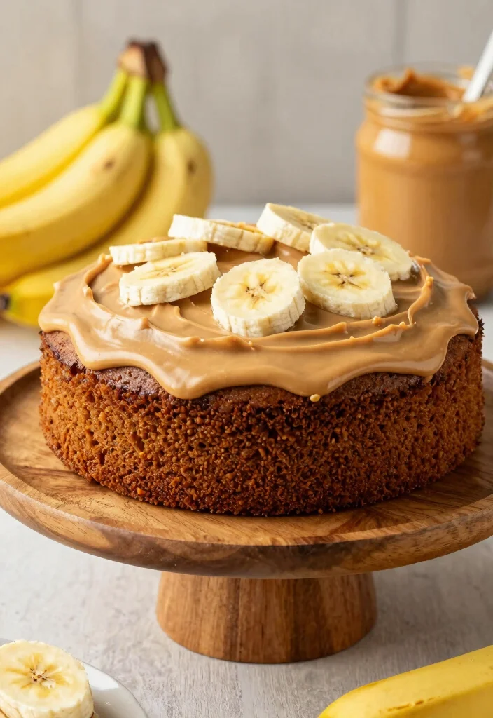 17 Gluten Free Cake Recipes Soft Delicious Bakes - 10. Peanut Butter Banana Cake 1