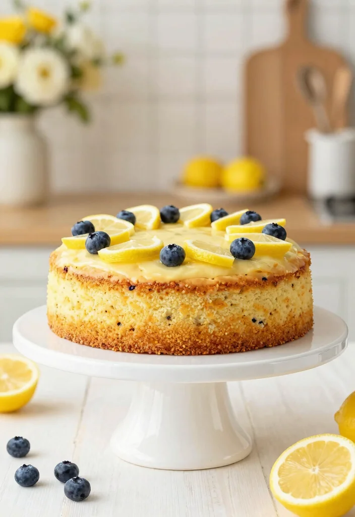 17 Gluten Free Cake Recipes Soft Delicious Bakes - 11. Blueberry Lemon Cake 1