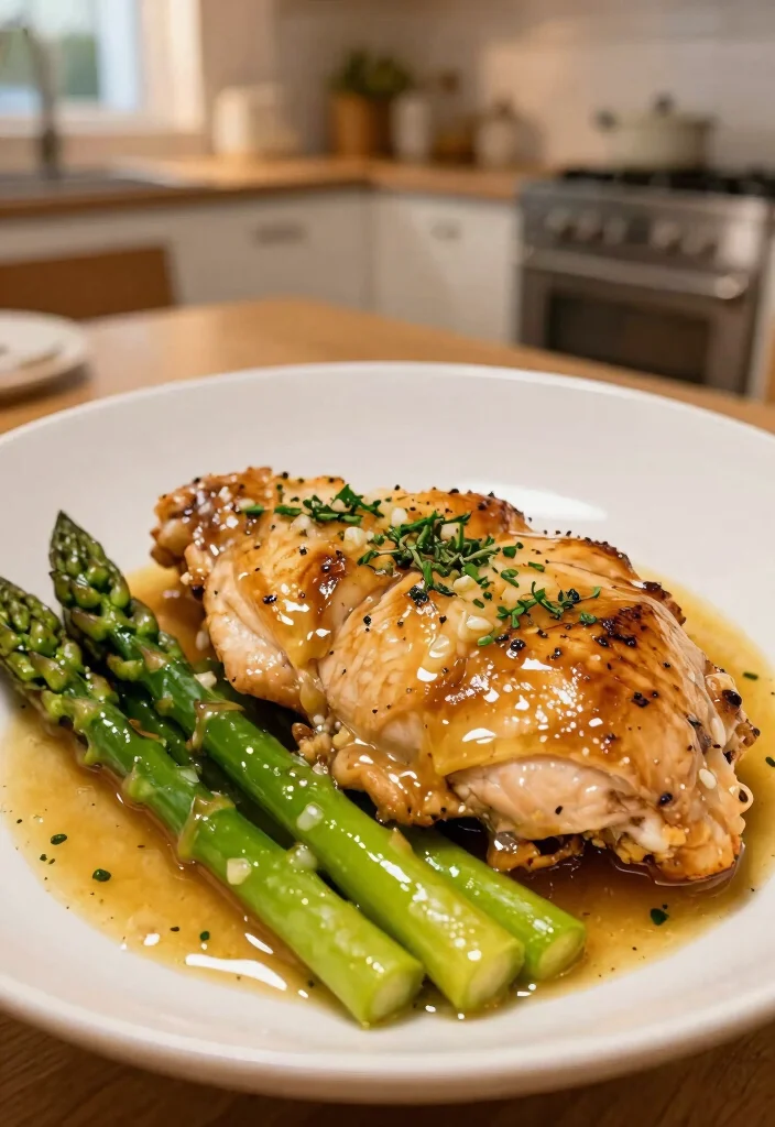 17 Gluten Free Dinner Recipes: Easy, Flavorful Meals for Busy Families - 13. Garlic Butter Chicken and Asparagus 1